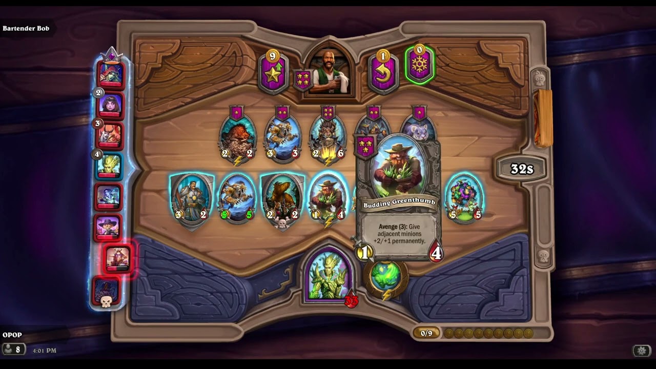 Hearthstone S3, Battleground 1st place, Forest Warden Omu