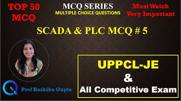 #5 Top 50 MCQ Of SCADA And PLC | UPPCL-JE | All Competitive Exam MCQ | Important MCQ | Must Watch