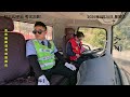 监控实拍女学员考大车 居然这样干 #大车科目三 #考试现场 #增驾ab证 #学大车 #帅总