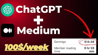 Medium + ChatGpt: How To Make Money On Medium.com and Chat GPT from Mobile in 2023 (For Beginners) screenshot 5