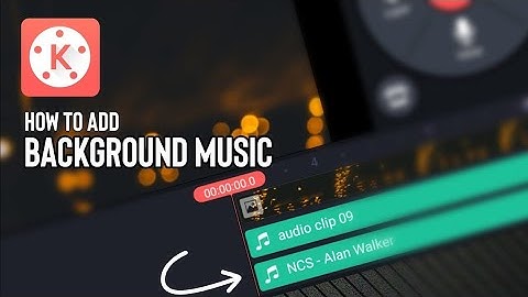 How To Add Background Music On YouTube Video | Add background music | Kinemaster Tutorial