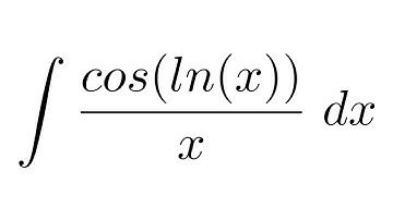 Integral of cos(ln(x))/x (substitution)