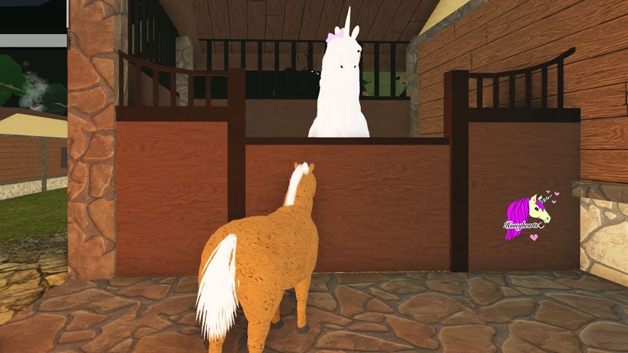 The Trapped Unicorn Let S Play Roblox Horse World Game Video
