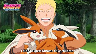 Naruto very happy seeing Kurama have strong children | Son of Kurama's story