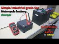 Diy heavy duty car and motorcycle battery charger