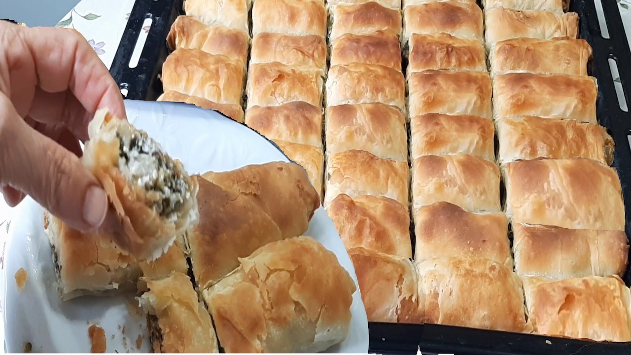 👉KOMŞUM BÖREkÇİ HANİFE  nin DİLLERE DESTAN👉ÇITIR ÇITIR TEPSİ BÖREĞİ TARİFİ