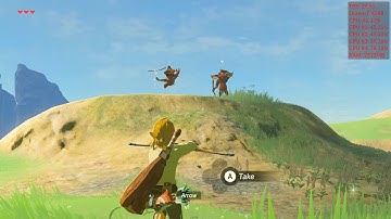 Cemu 1.16.0 WIP 10 Vulkan 4kIR | Zelda: Breath of the Wild Gameplay