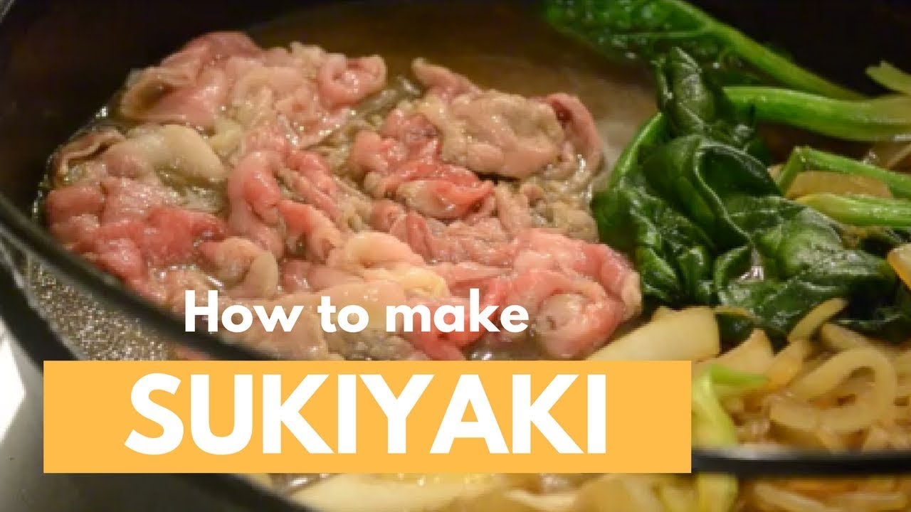 How to make ★Sukiyaki★ in Kansai style~すき焼きの作り方～（EP42） | Kitchen Princess Bamboo