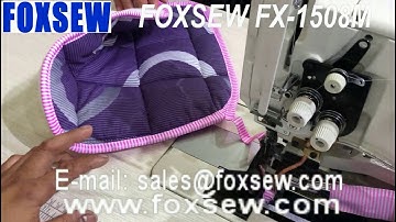 Bed Cover and Cushions Edge Cutting and Tape Binding Sewing Machine
