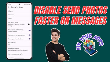 How to Disable the Send Photos Faster on Messages