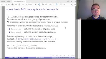 Message Passing Interface for Python