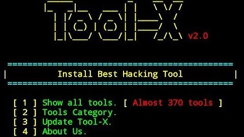 Tool-X installation in Kali Linux || Tez Mun ||