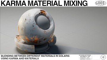 Solaris Karma MaterialX Blending | Live Stream 2022 09 04