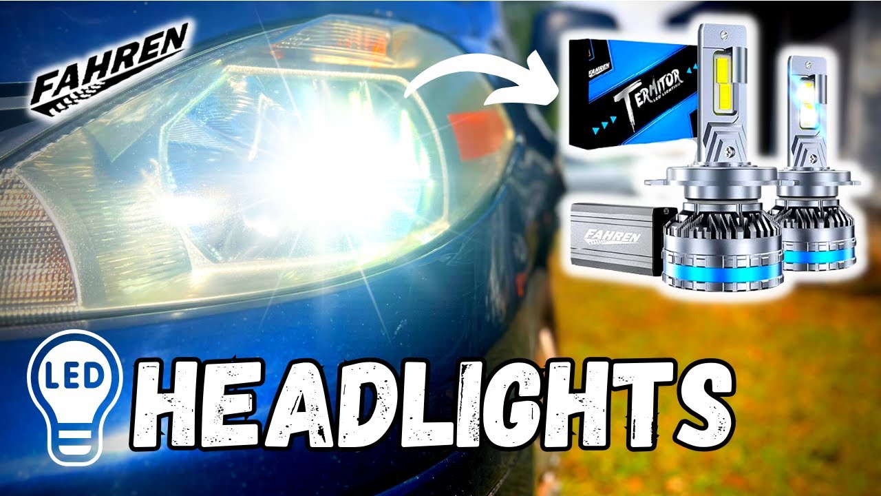 Headlight Upgrade 22000 Lumens LED Amazon - Unboxing/Review - YouTube