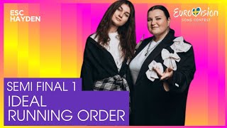 My Ideal Running Order - Semi-Final 1 | Eurovision 2024