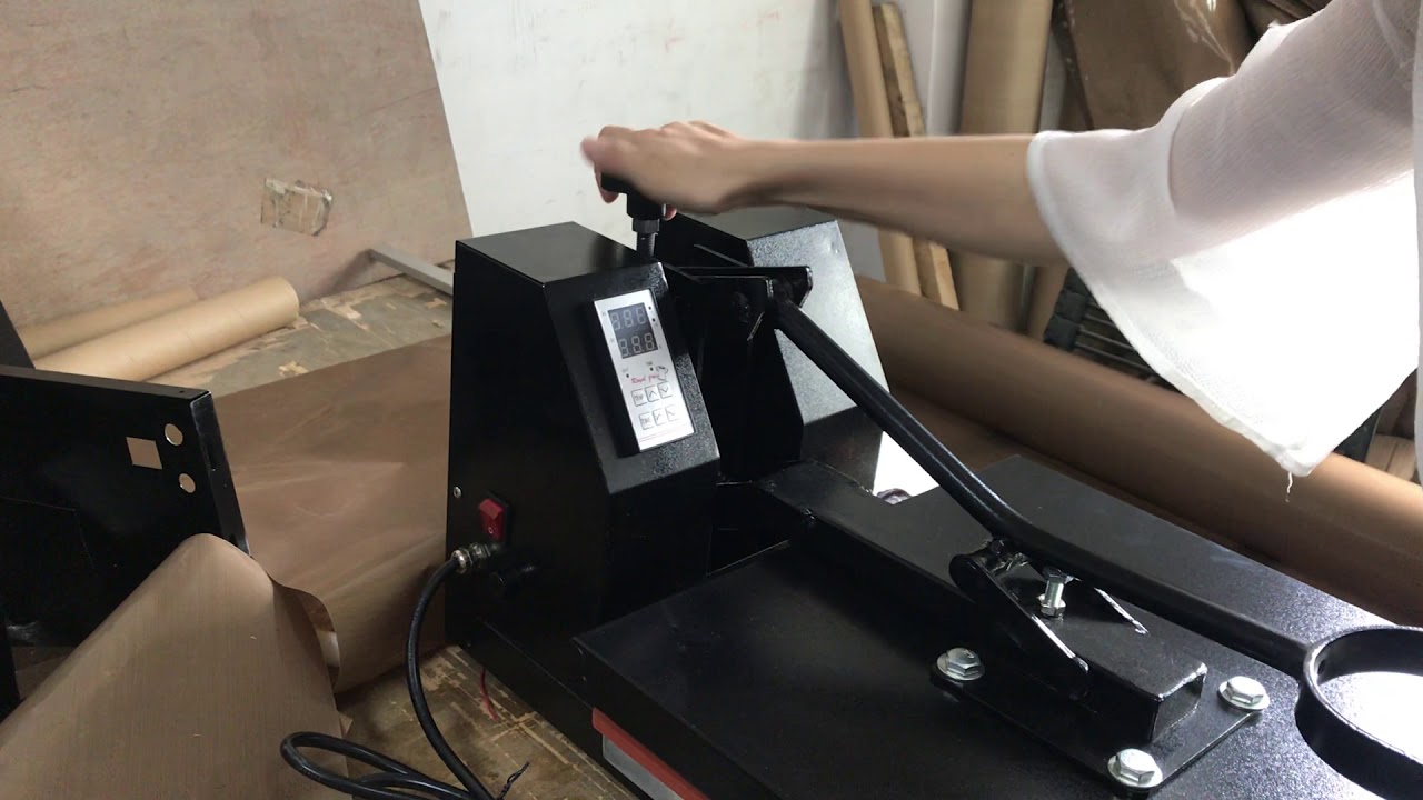Royal press Flat heat press pressure adjustment way YouTube