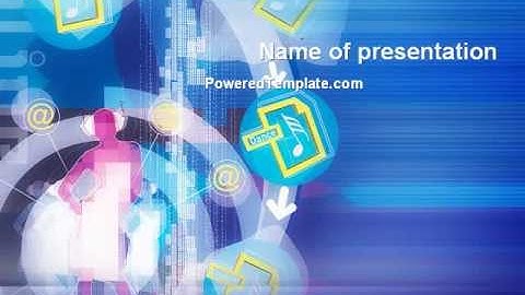 Era Of Multimedia PowerPoint Template by PoweredTemplate.com