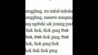 Lirik Lesung Jumengglung