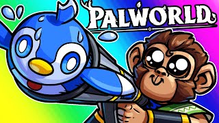 Palworld  Lui Joins, Nogla Ragequits, ft. Penguin Rocket Launchers!