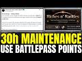 🚨 30H Maintenance Coming Soon – Spend Your Battle Pass Points! | Throne and Liberty