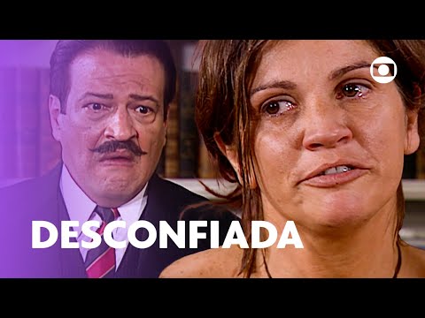 Batista esconde sua vida com Joana e ela acha que ele está estranho! | O Cravo e a Rosa | TV Globo