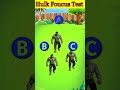 99% लोग इस Hulk Focus Test में फेल हो जाते हैं 😱 | क्या आप असली Hulk ढूंढ सकते हैं? #shorts