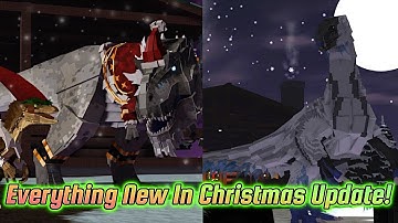 Everything NEW Coming In Christmas Update! |Jurassic Blocky