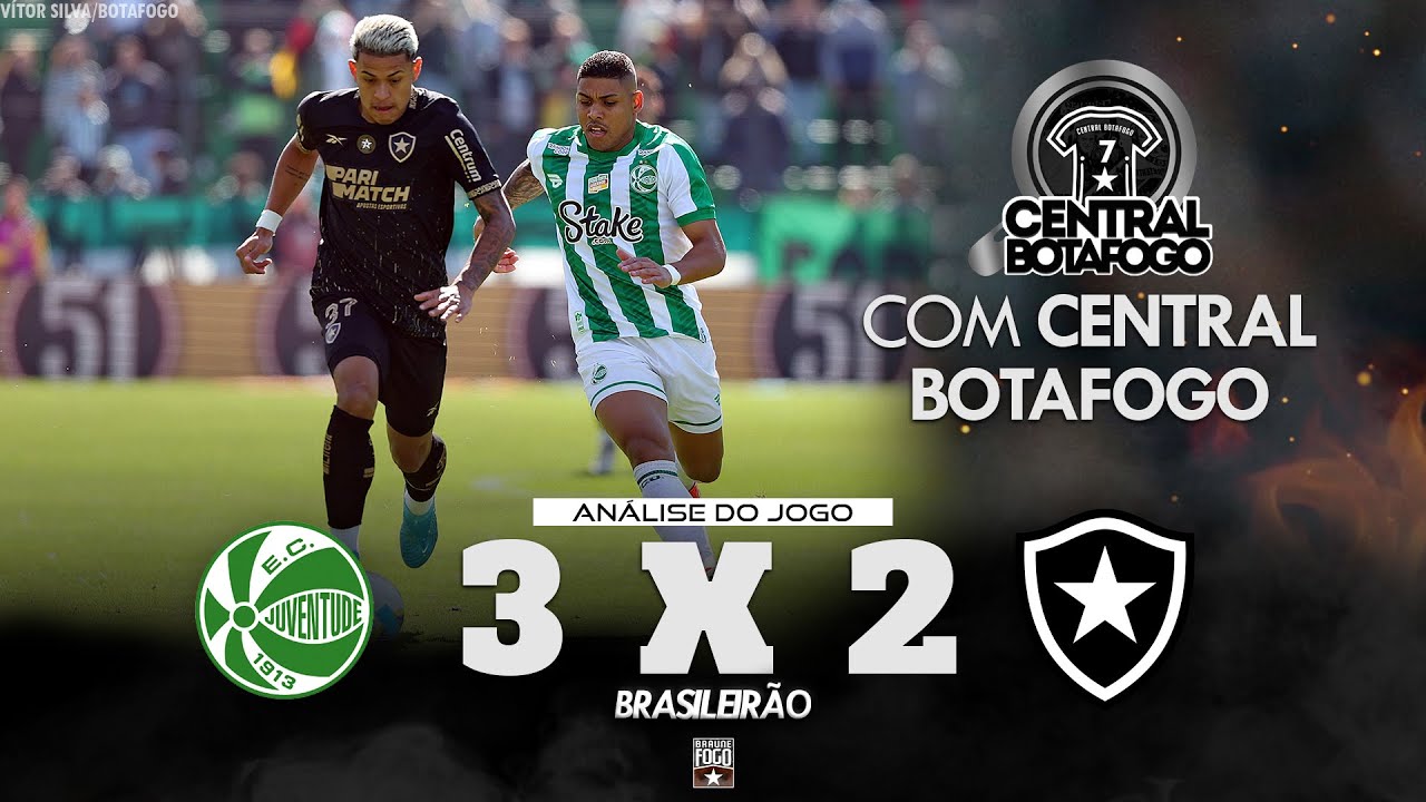 JUVENTUDE 3 X 2 BOTAFOGO | PÓS-JOGO COM CENTRAL BOTAFOGO - YouTube