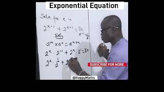 Exponential Equation |Solve Step-by-step Easily