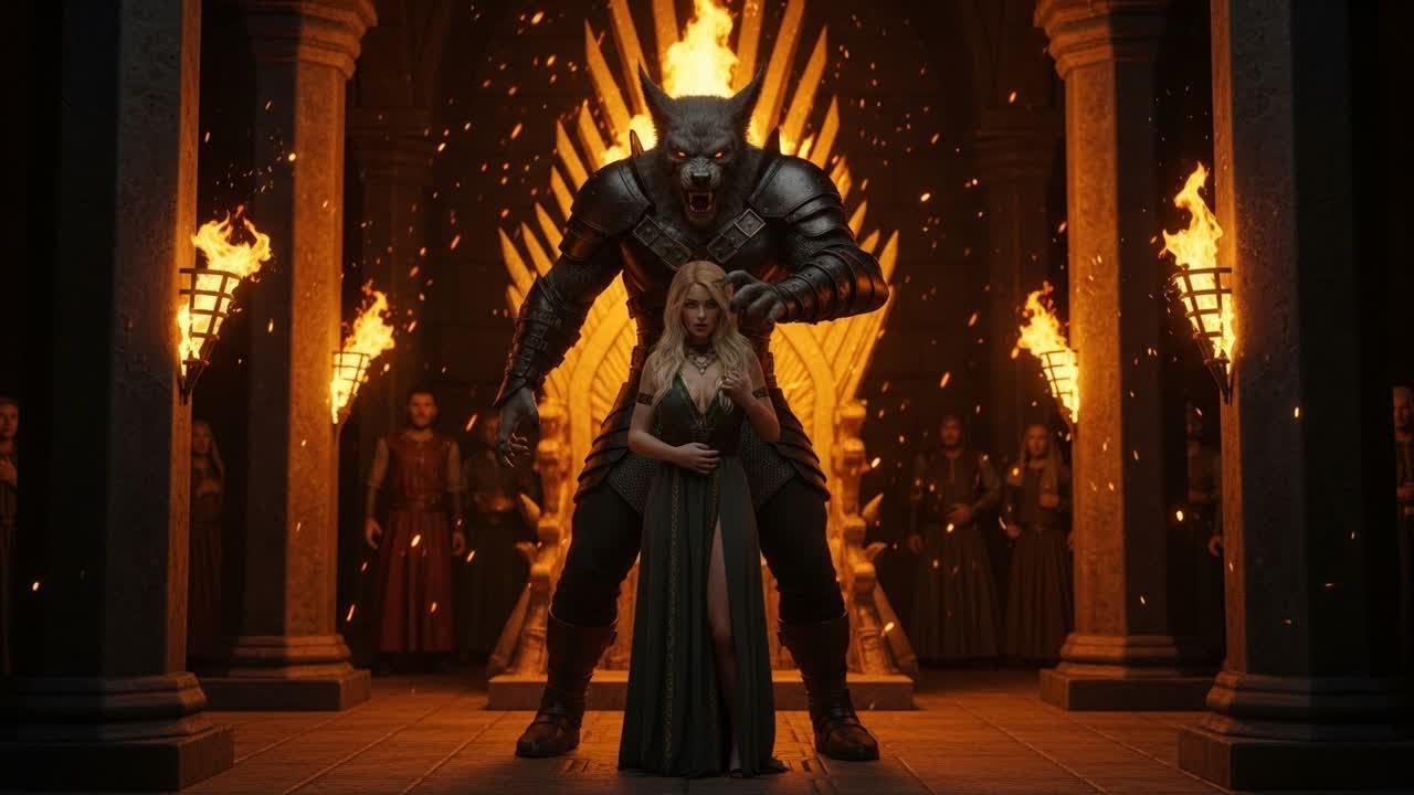 “Dê um Passo para Trás”, Rosnou o Rei Lycan — A Sala Inteira Silenciou ao Ver Quem Ele Protegia