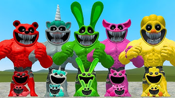 NEW ALL MUSCLE SMILING CRITTERS - Poppy Playtime Chapter 3 In Garry