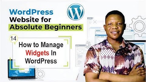 14. Leer hoe u als een pro widgets in WordPress kunt bewerken en beheren!