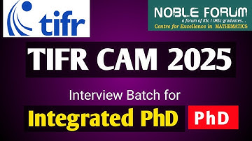 Interview Batch for TIFR CAM 2025 | Integrated PhD & PhD Program #tifrmaths #tifrcam #tifr2025
