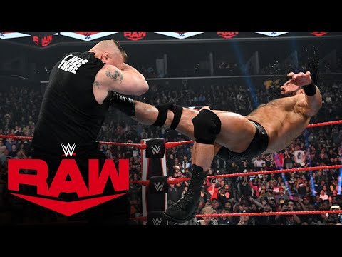 Drew McIntyre Claymore Kicks Brock Lesnar into tomorrow: Raw, March 2, 2020