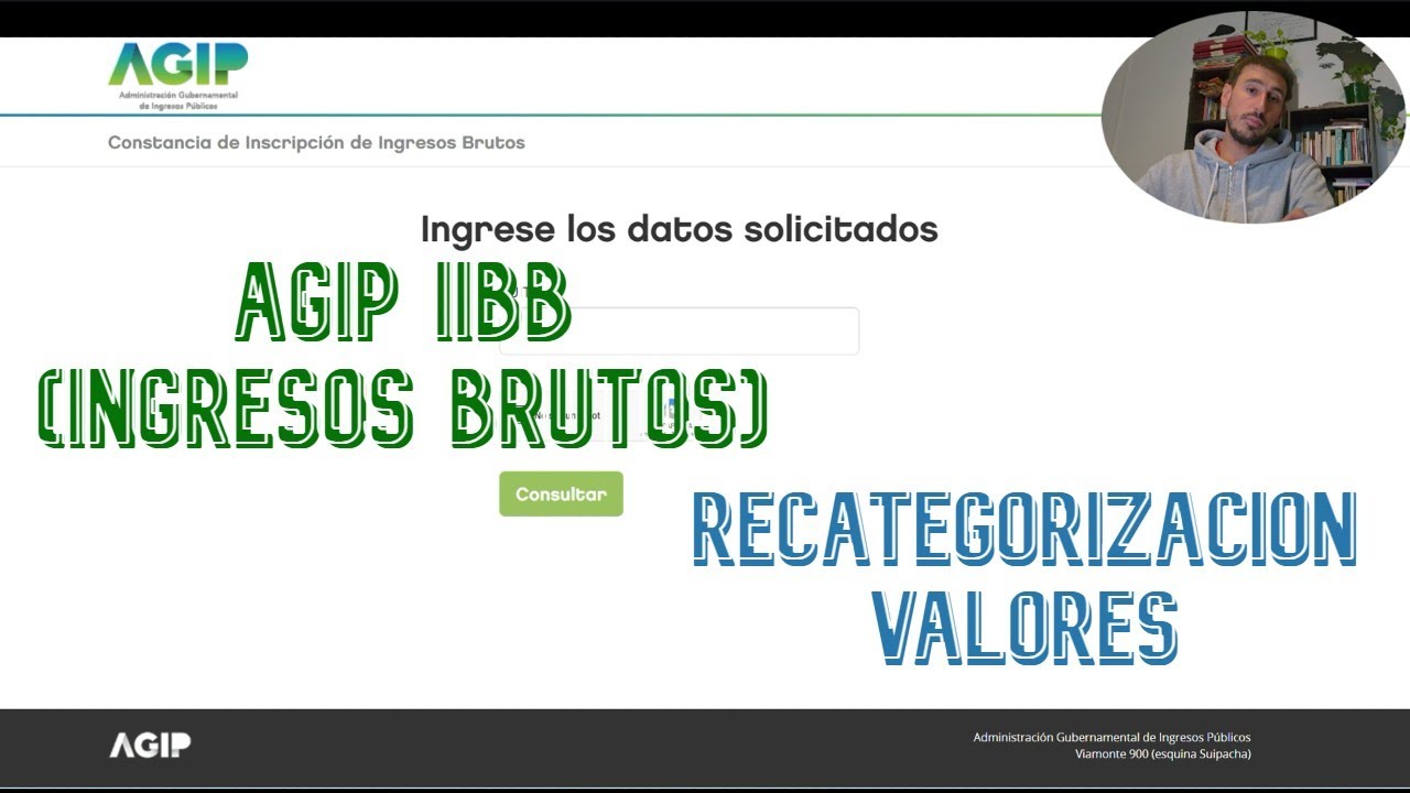 MONOTRIBUTO AGIP IIBB (ingresos brutos) NUEVOS VALORES CABA RECATEGORIZACION 2025 Tutorial