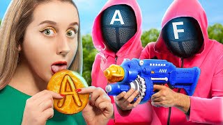 リアルなイカゲーム！5つの学用品DIYでイカゲーム screenshot 4