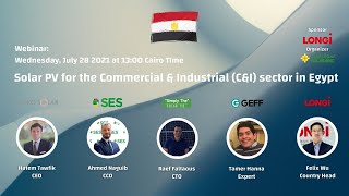 Solar PV for the Commercial & Industrial (C&I) sector in Egypt