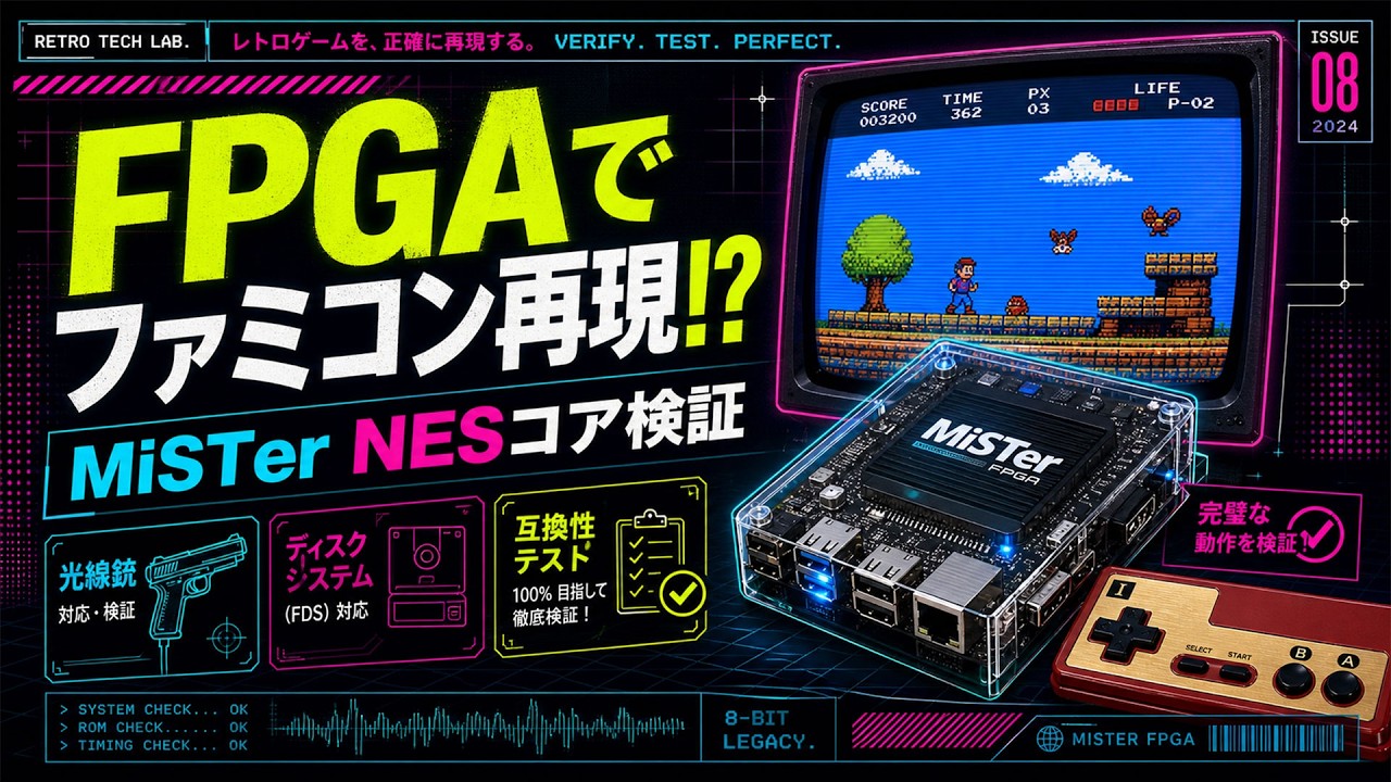 MiSTer FPGAでファミコンはどこまで動く？光線銃・FDSまで検証 - YouTube