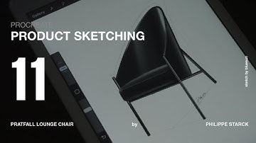 Industrial Design & Product Sketching 11 | Sketch a lounge chair with Procreate