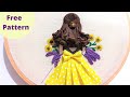 Amazing,Beautiful Hand Embroidery Doll Design/Girl and Hair Embroidery for Beginners/Curly Hairstyle