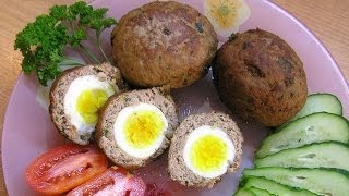Яйца по-шотландски, или Бычий глаз / Scotch eggs recipe ♡ English subtitles Яйца по-шотландски, или Бычий глаз / Scotch eggs recipe ♡ English subtitles