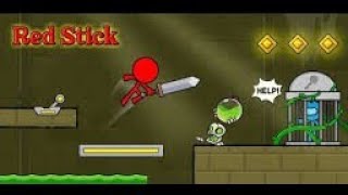 red stickman: stick adventure game रेड स्टिक मैन स्टिक एडवेंचर गेम🔥🔥 screenshot 1