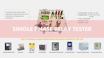 Single phase relay tester(Test-750)