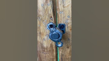 Simple idea with automatic gate latch lock # mechanism lock # DIY # Craft design # sliding door