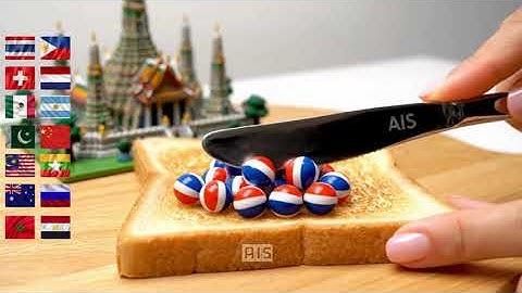 Spreading Country  Flag balls on Toast 🍞🌍 | AI ASMR – Oddly Satisfying Toast ASMR PART 2