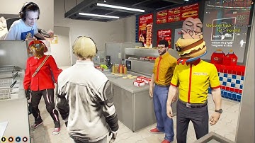 X thanks his Burger Shot crew before he quits from Public Server [GTA 5 RP NoPixel Public Server]
