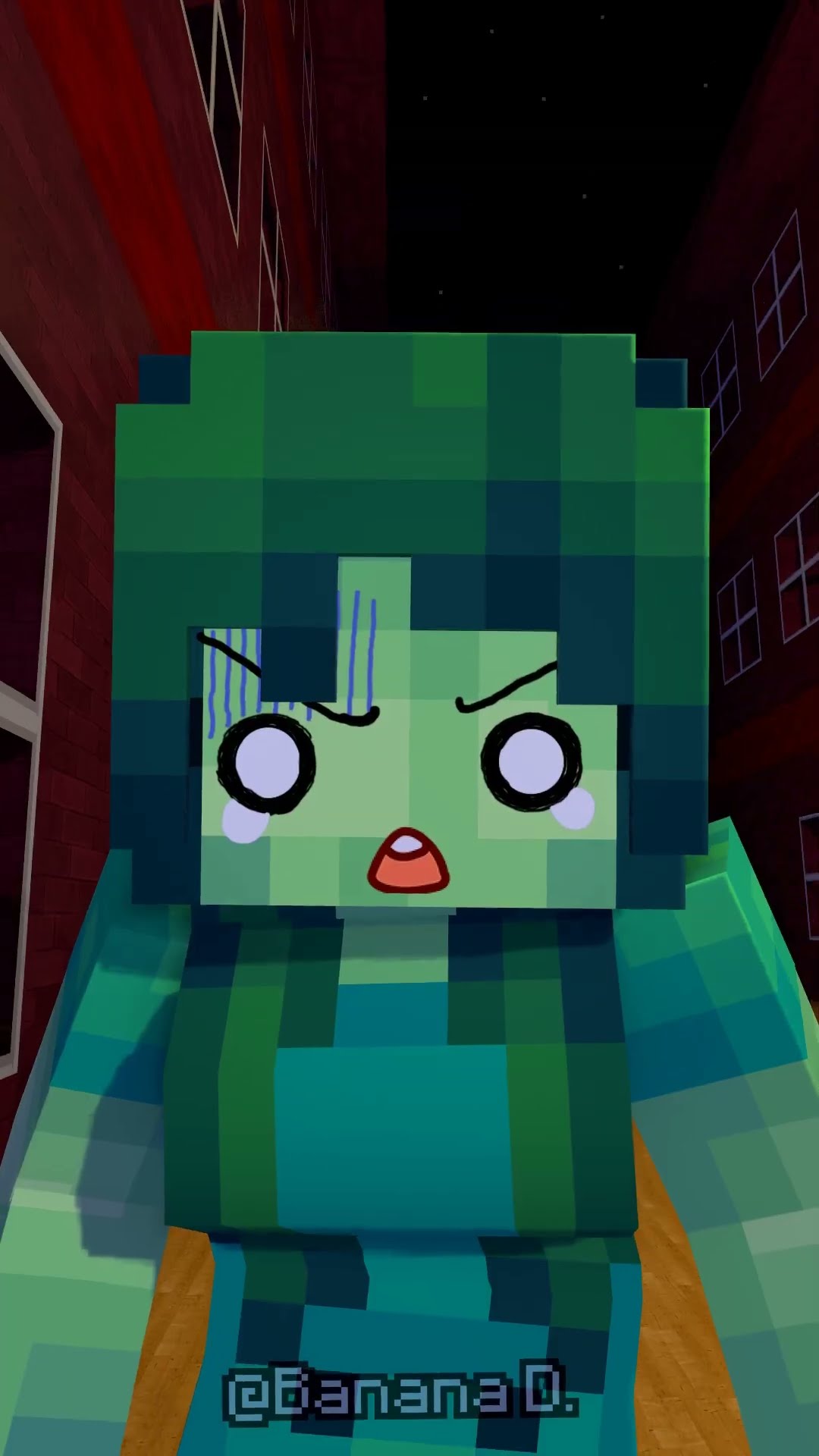 Zombie girl ? ? ?  no no 5 min edit in Horror House