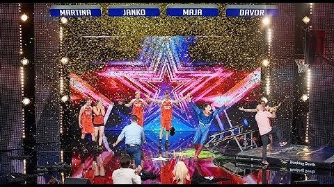 Golden Buzzer at Supertalent Croatia | Dunking Devils