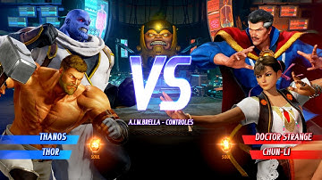 Thanos & Thor VS Chun-Li & Doctor Strange - Marvel vs. Capcom: Infinite (VERY HARD)