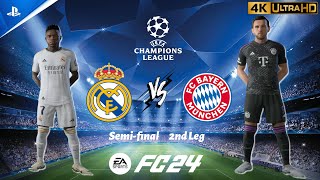 FC 24 - Real Madrid vs. Bayern | Champions League 23/24 Semi-final 2nd Leg | PS5 [4K 60FPS]